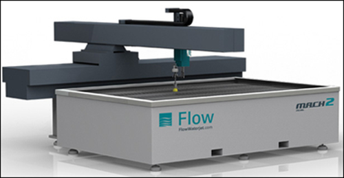 Flow Mah2 vannskjærer. Vannstråle på 6000 bar